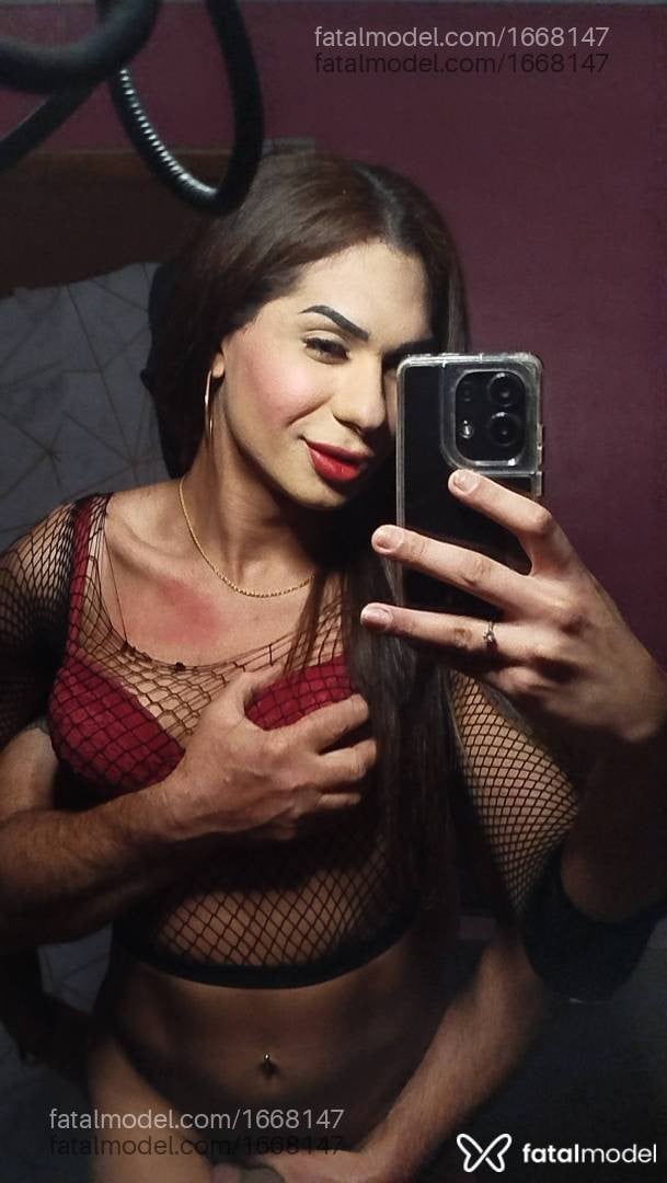 Acompanhante mulher trans morena (o) de olhos pretos - Mayara Carmezim