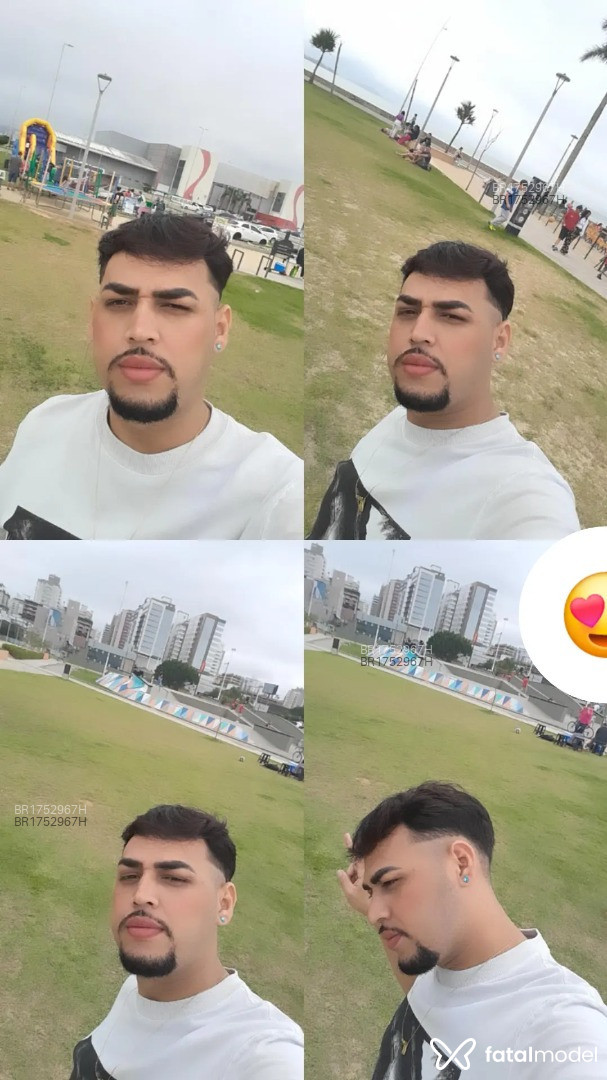 Acompanhante homem com cabelo castanho de olhos castanhos - Eyglas Luan