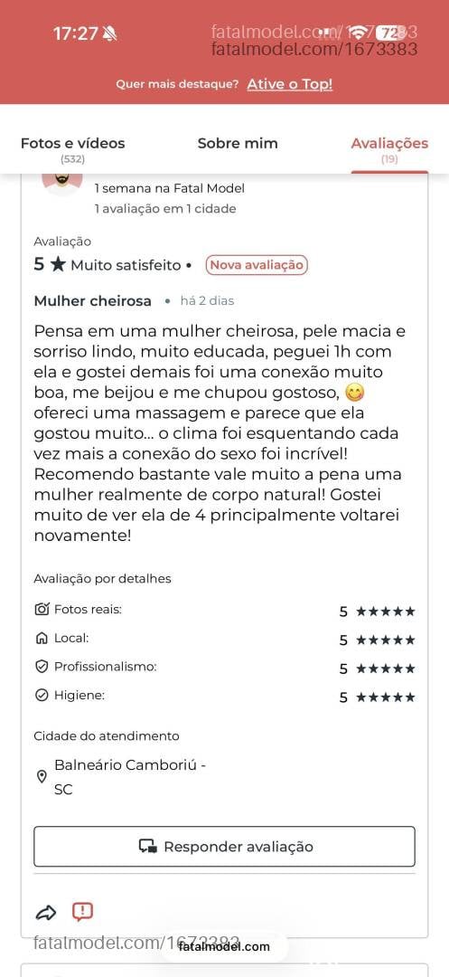 Acompanhante mulher loira (o) de olhos mel - Natasha Lopes
