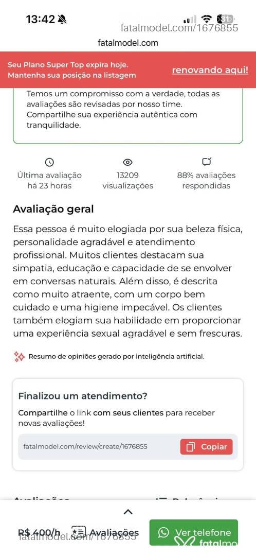 Acompanhante mulher ruiva (o) de olhos castanhos em Maringá - Flávia Venturinni