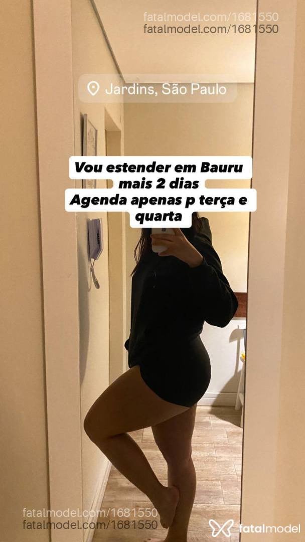 Acompanhante mulher com cabelo castanho de olhos castanhos em Ourinhos Acompanhante mulher com cabelo castanho de olhos castanhos em Ourinhos - Luísa Martins