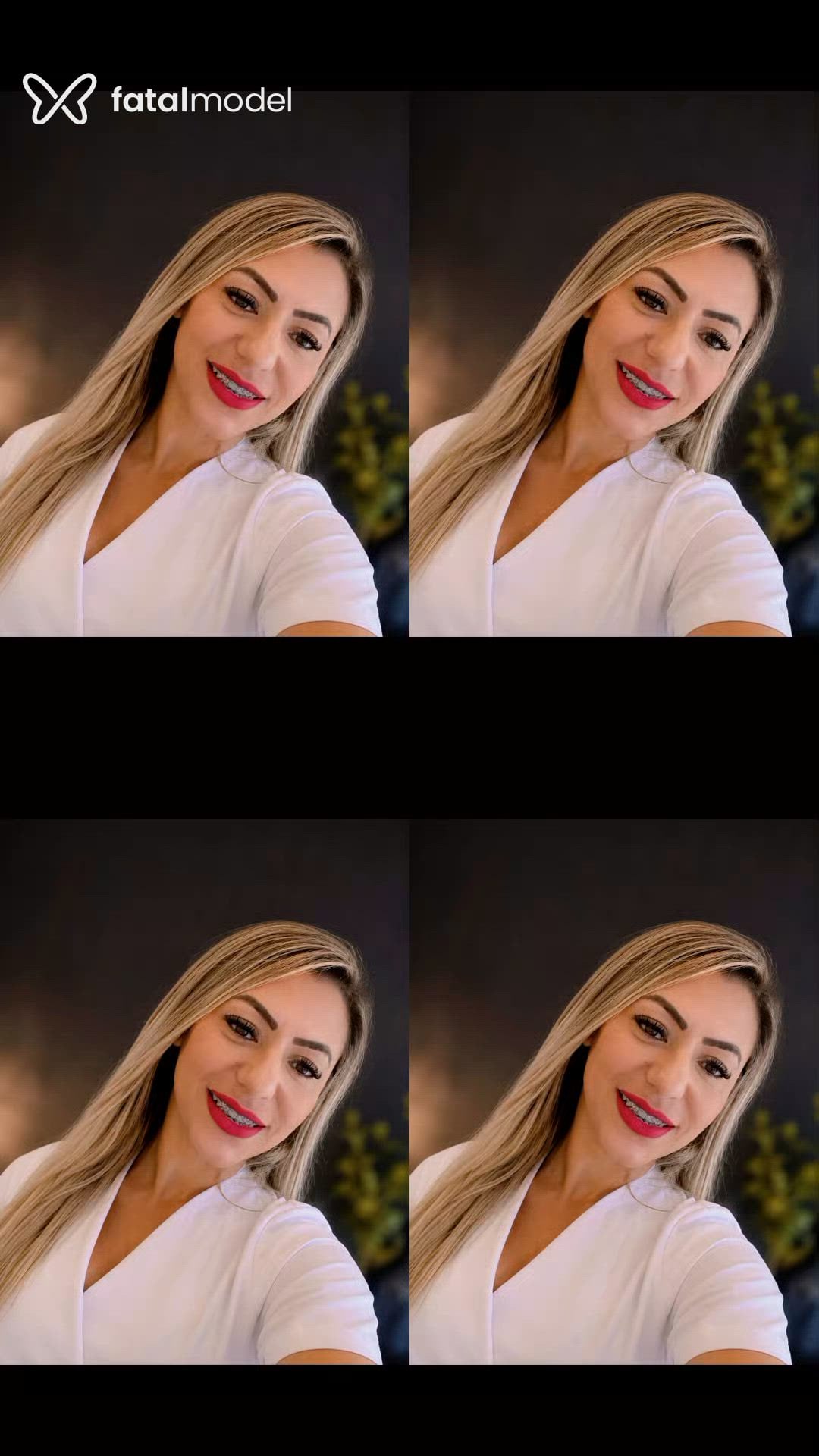 Acompanhante mulher loira (o) de olhos castanhos - Gaby