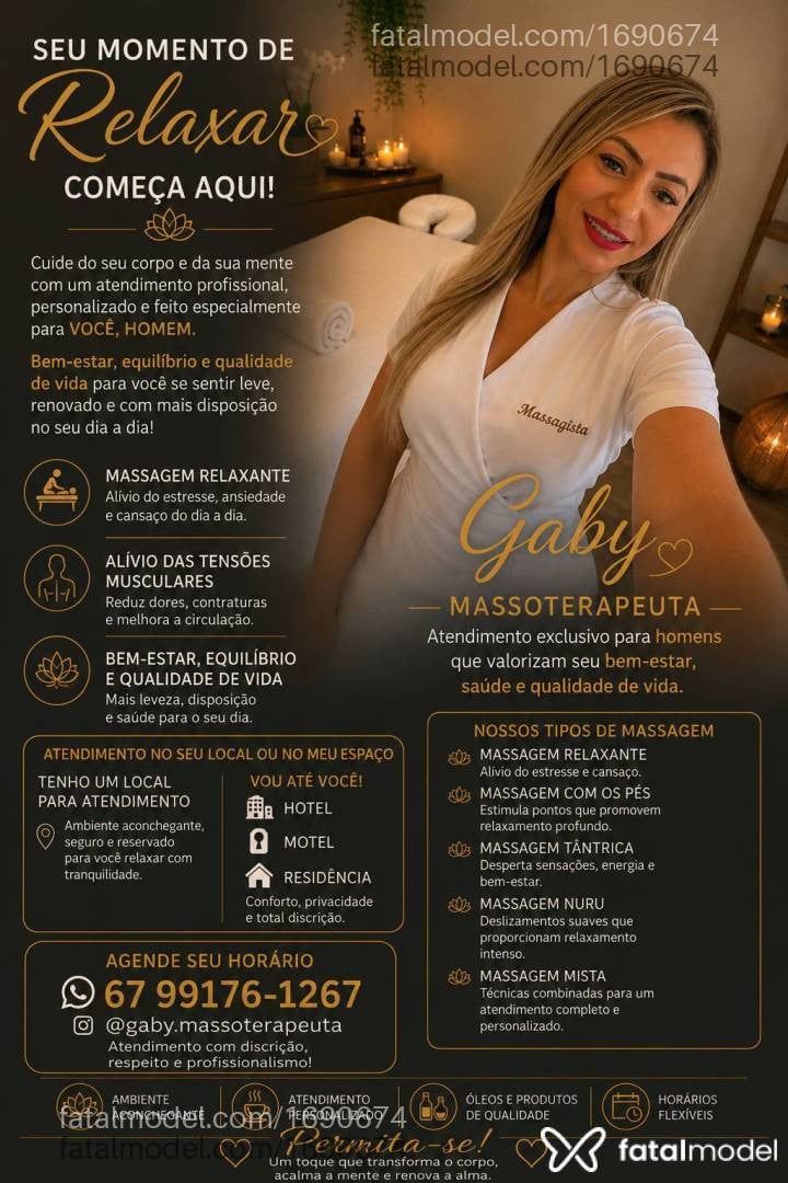 Acompanhante mulher loira (o) de olhos castanhos - Gaby