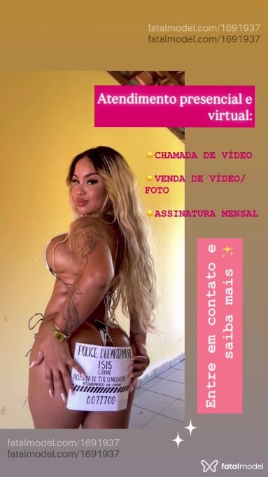 Acompanhante mulher loira (o) de olhos pretos em Resende - Isis Ferrari