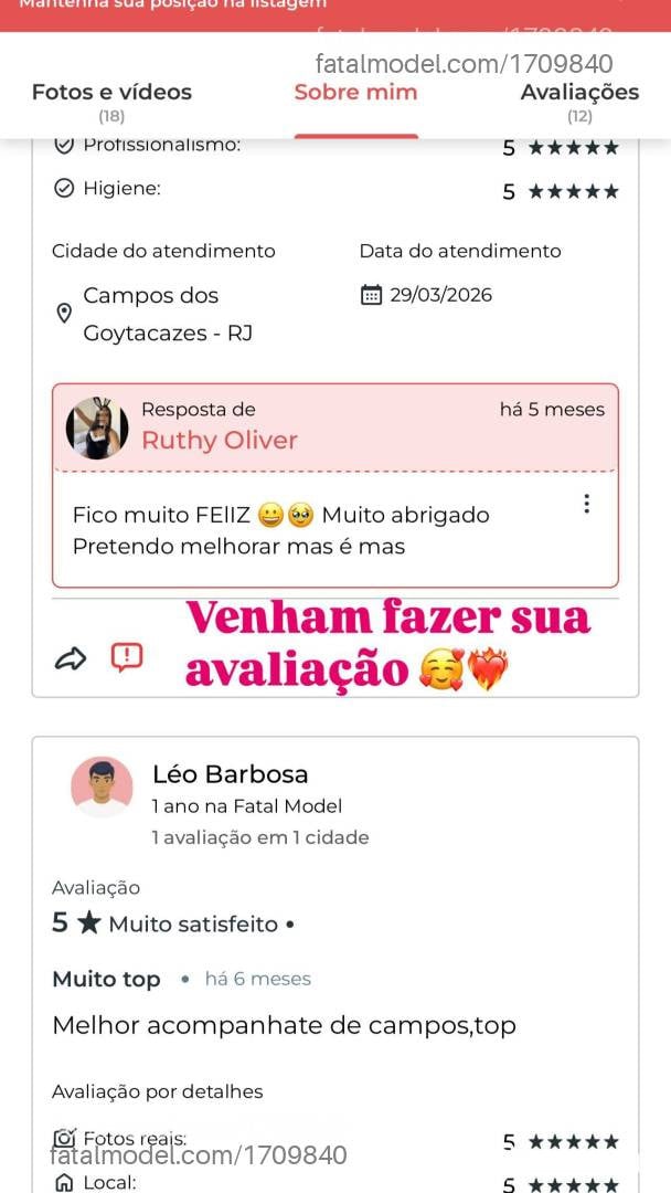 Acompanhante mulher com cabelo castanho de olhos castanhos - Ruthy Oliver