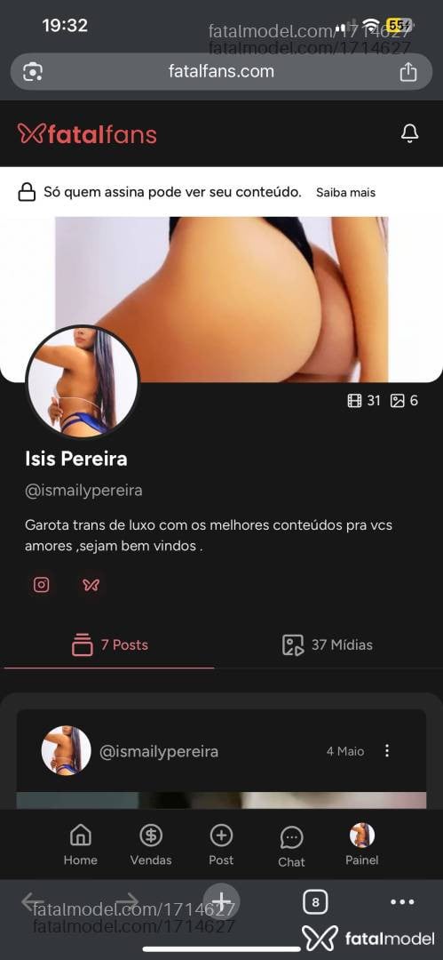 Acompanhante mulher trans morena (o) de olhos pretos - Ismaylia
