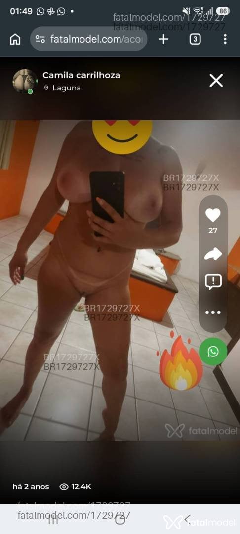 Acompanhante mulher com cabelo castanho de olhos castanhos - Camila carrilhoza