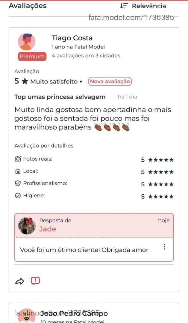 Acompanhante mulher morena (o) de olhos castanhos - Jade