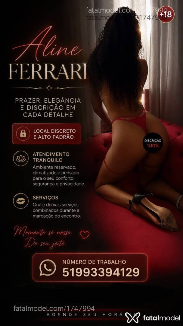 Acompanhante mulher loira (o) de olhos castanhos - Aline Ferrari