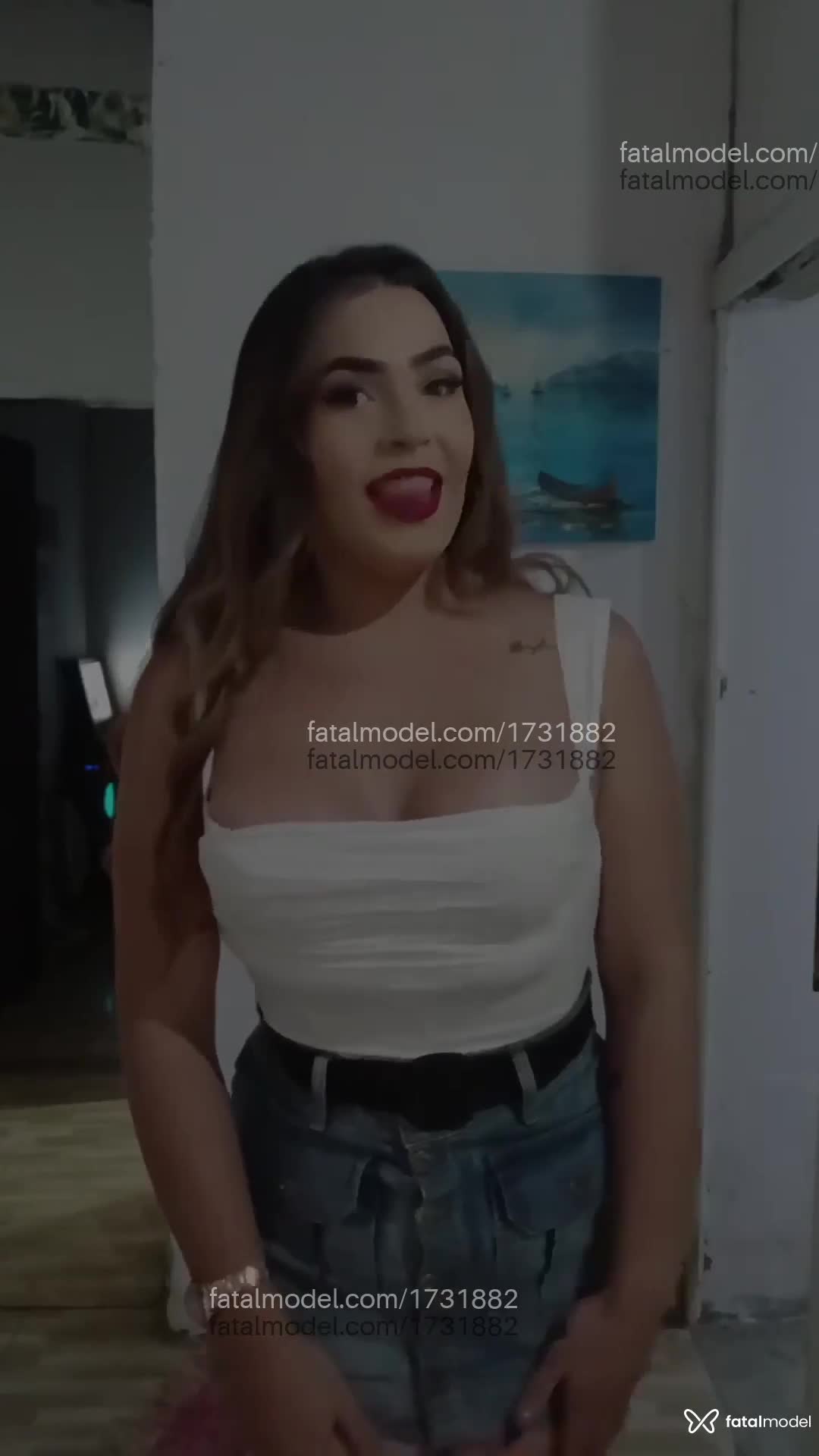 Acompanhante mulher trans com cabelo castanho de olhos castanhos em São Paulo - Danyella