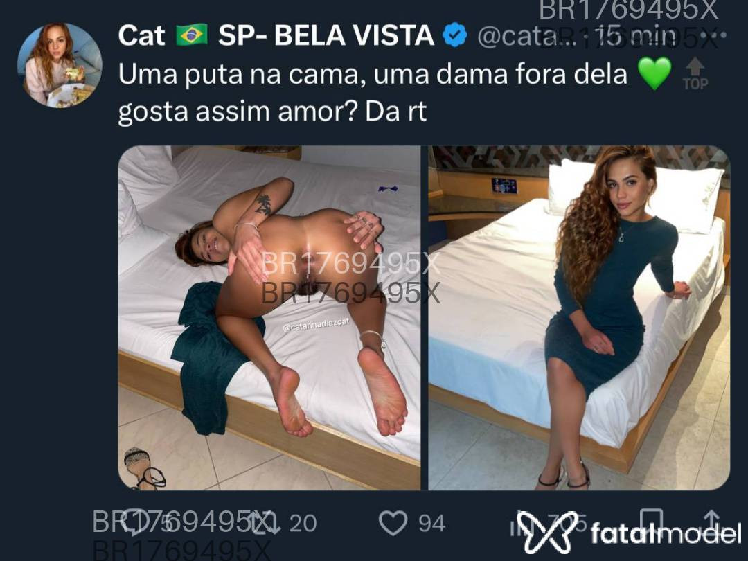 Acompanhante mulher ruiva (o) de olhos castanhos em São Paulo - Catarina Diaz
