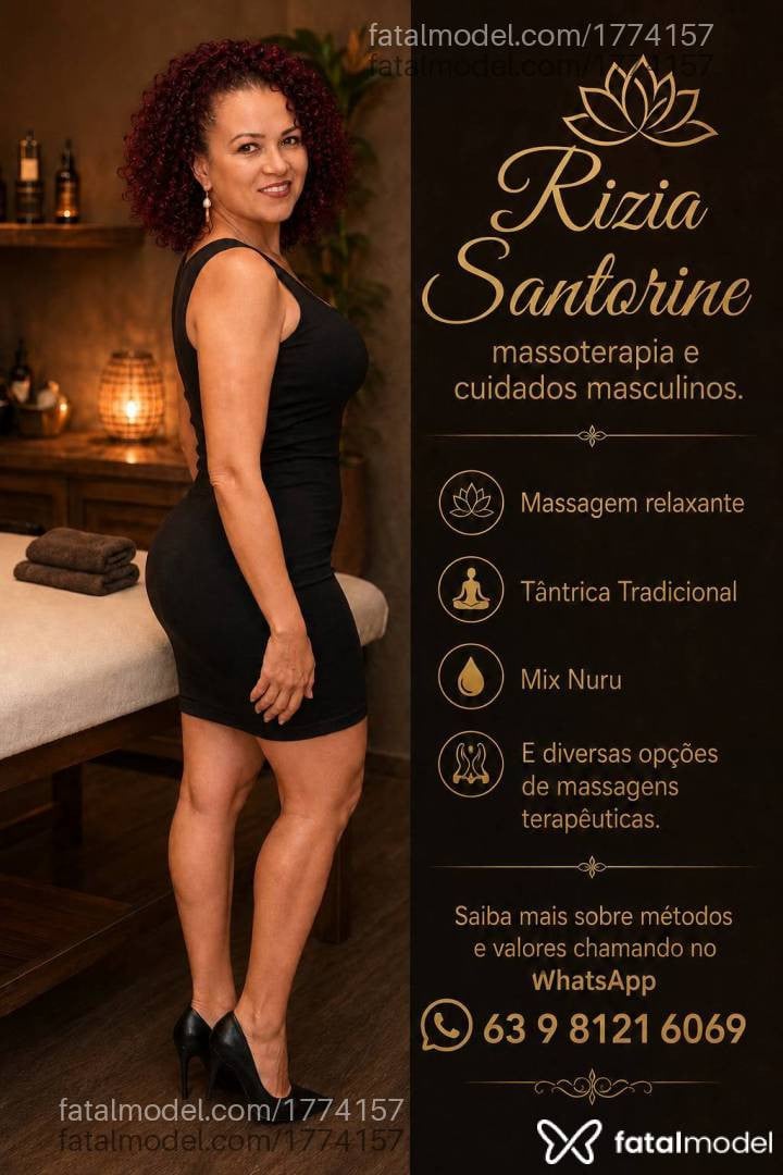 Acompanhante mulher ruiva (o) de olhos verdes em Palmas - Rizia Santorine