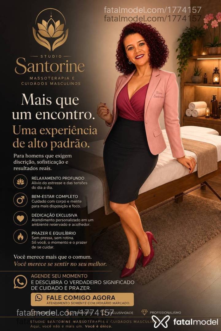 Acompanhante mulher ruiva (o) de olhos verdes - Rizia Santorine