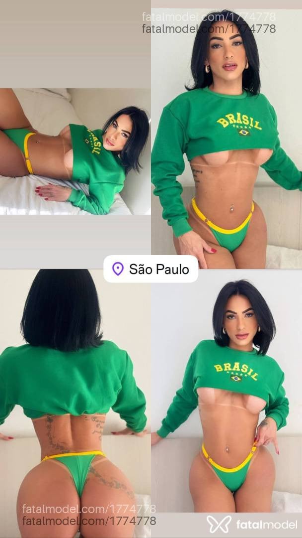 Acompanhante mulher trans morena (o) de olhos castanhos em São Paulo - Bella Pacheco