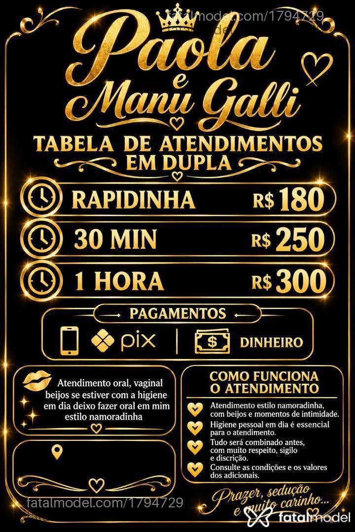 Acompanhante mulher com cabelo castanho de olhos castanhos - Manu Galli