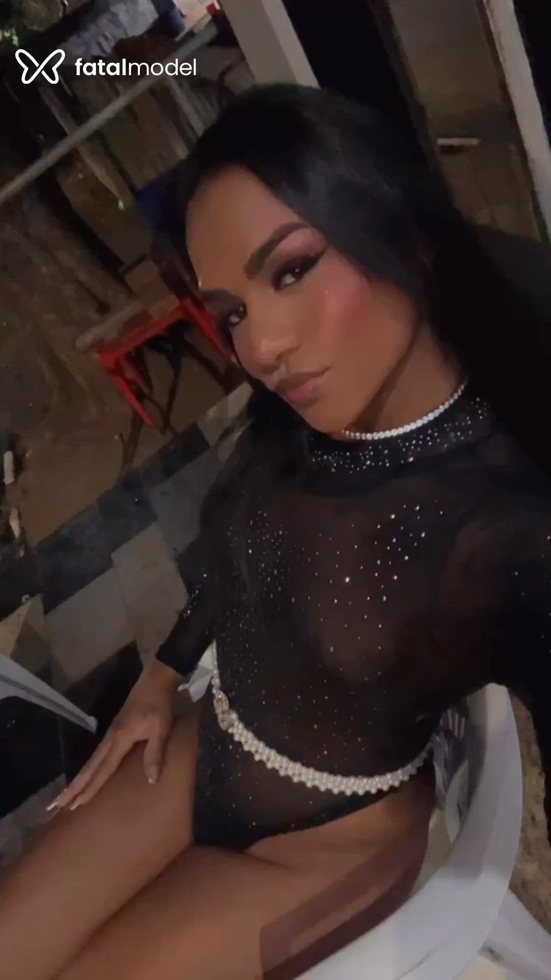 Acompanhante mulher trans morena (o) de olhos castanhos - Rayka Silva