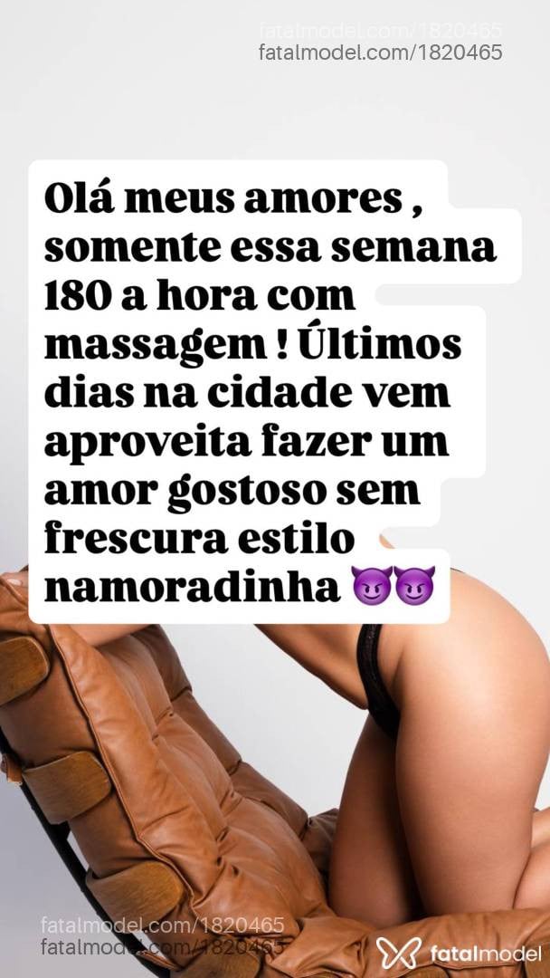 Acompanhante mulher morena (o) de olhos castanhos - Valentina