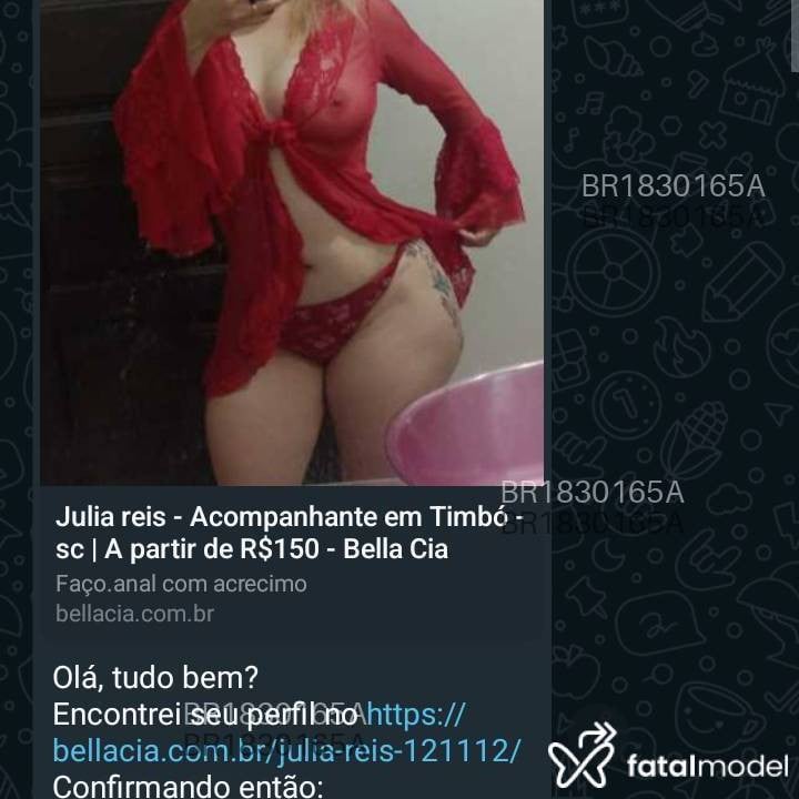 Acompanhante mulher loira (o) de olhos castanhos em Timbó Acompanhante mulher loira (o) de olhos castanhos em Timbó - Julia