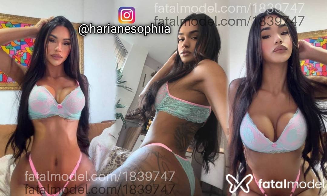 Acompanhante mulher trans morena (o) de olhos pretos - Hariane Sophiia