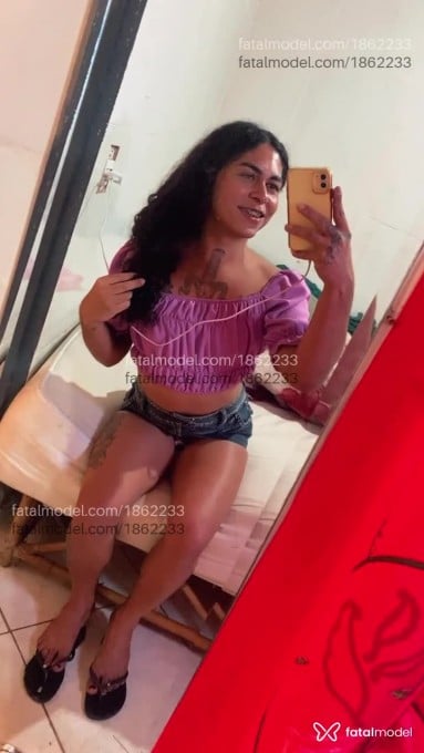Acompanhante mulher trans morena (o) de olhos castanhos em Uberlândia - Dany Bombon