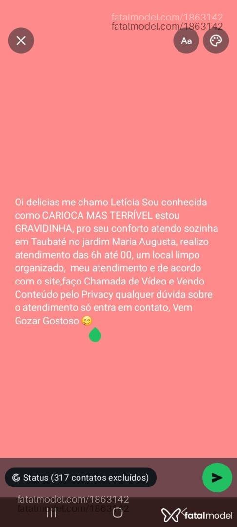 Acompanhante mulher com cabelo castanho de olhos castanhos - Letícia