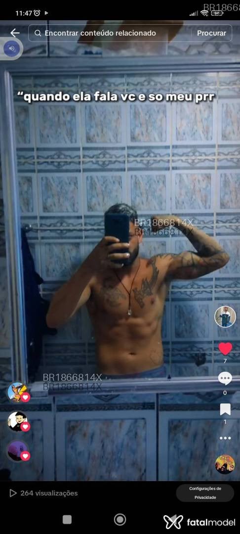 Acompanhante homem morena (o) de olhos mel em Duque de Caxias - Gomes