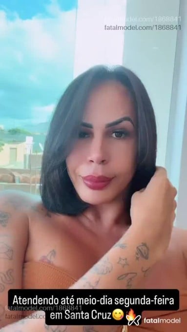 Acompanhante mulher trans morena (o) de olhos castanhos em Santa Cruz do Capibaribe - Luana Lisboa