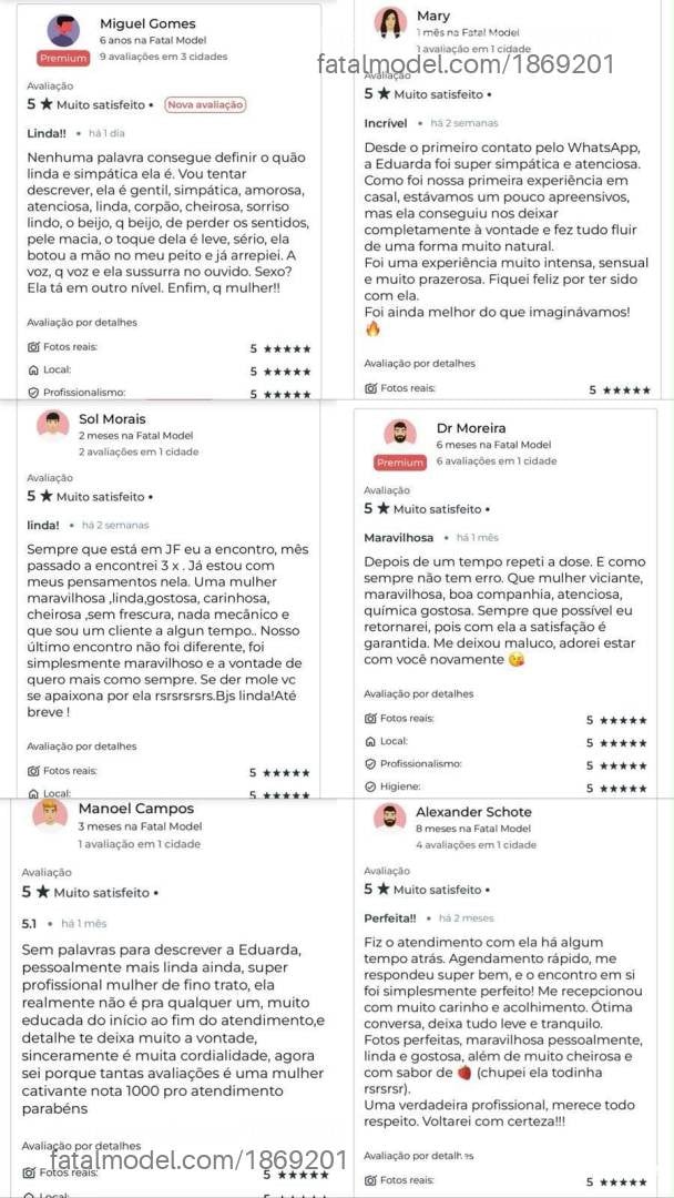 Acompanhante mulher morena (o) de olhos castanhos - Eduarda