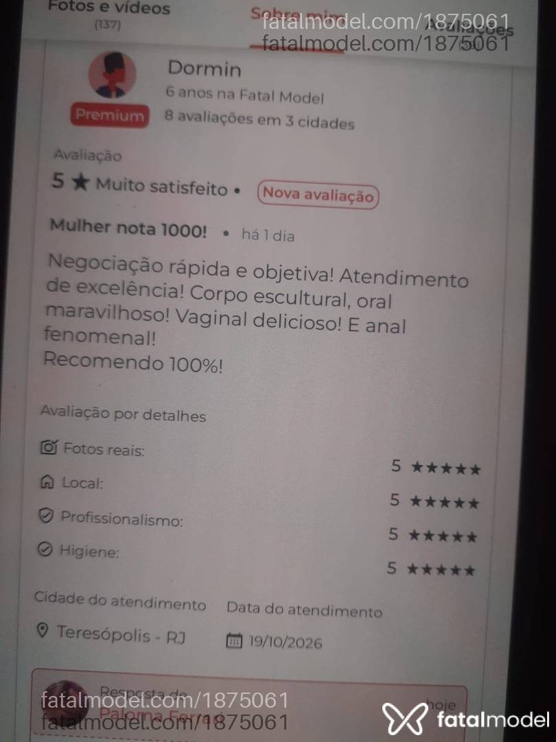 Acompanhante mulher loira (o) de olhos castanhos - Paloma Ferrari