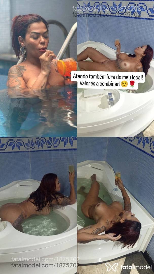 Acompanhante mulher com cabelo colorido de olhos castanhos - Rebeca Talles