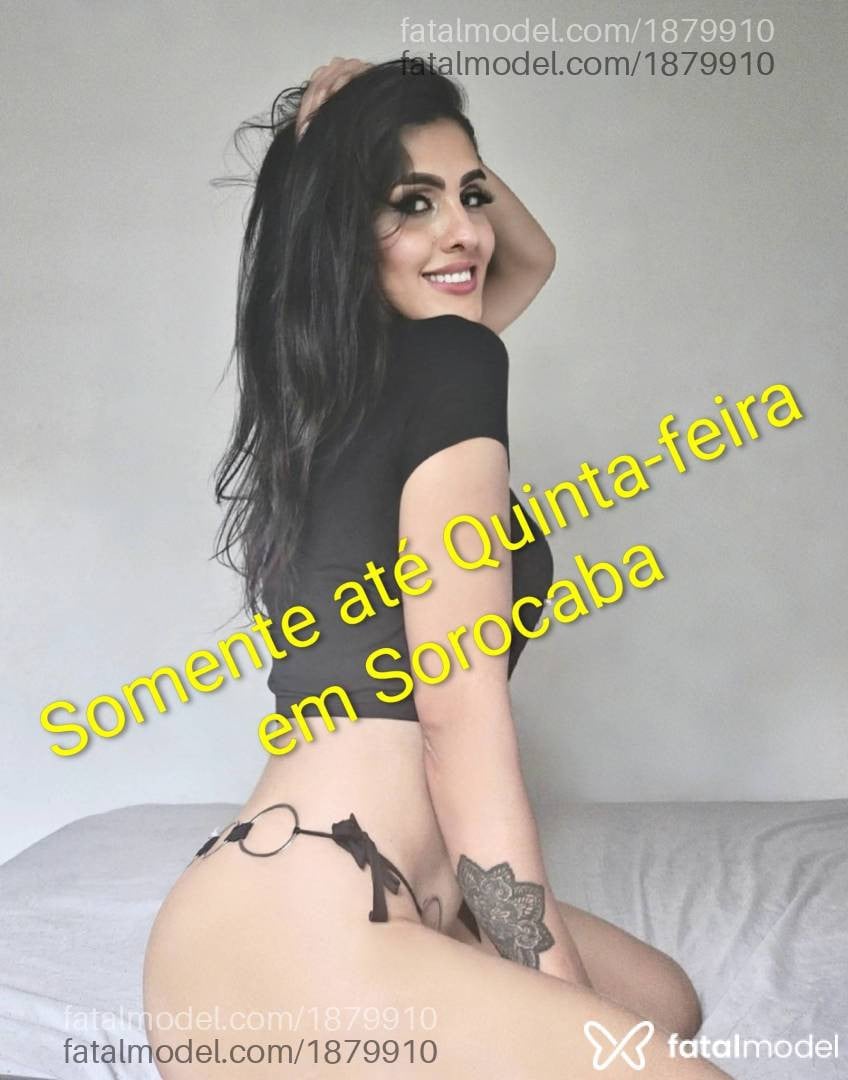 Acompanhante mulher trans morena (o) de olhos pretos em Sorocaba - Yasmin Velask