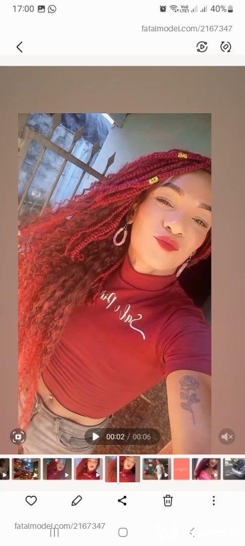 Acompanhante mulher trans ruiva (o) de olhos castanhos em Votuporanga - Stherzinha
