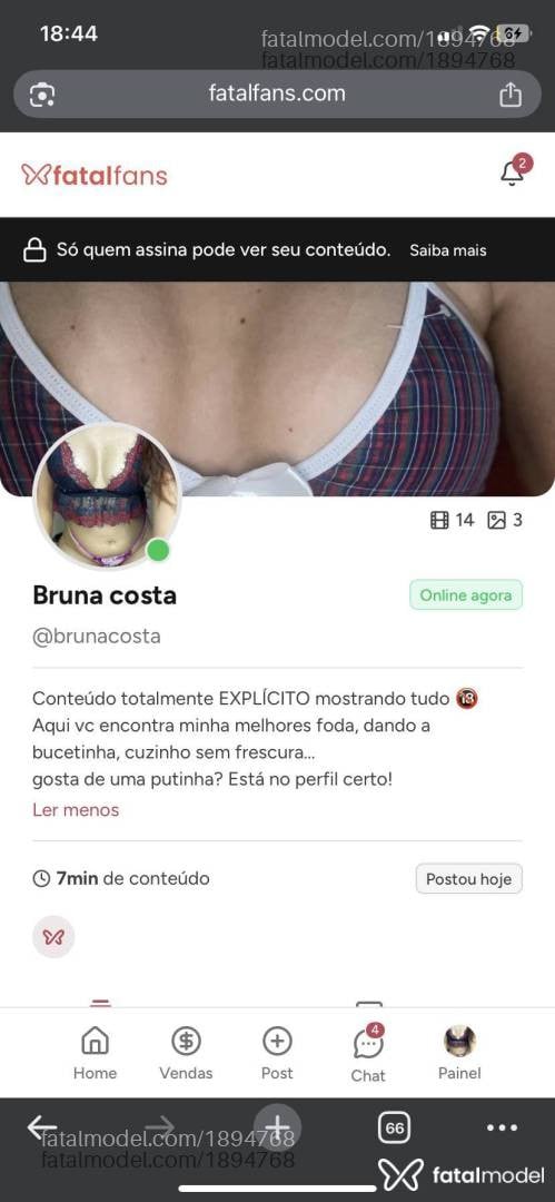 Acompanhante mulher morena (o) de olhos pretos - Bruna Costa