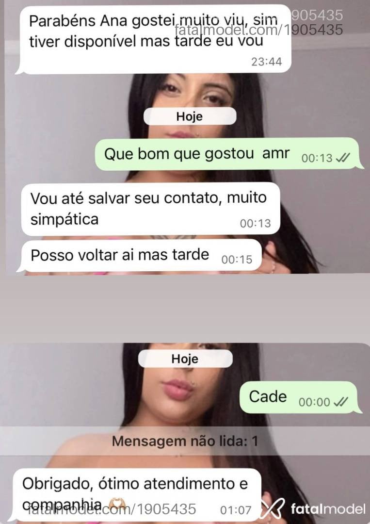 Acompanhante mulher morena (o) de olhos castanhos - Ana Clara