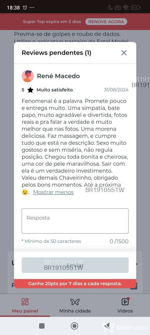 Acompanhante mulher morena (o) de olhos pretos em Belo Horizonte - Maya Souza