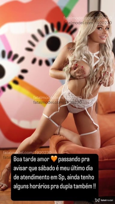 Acompanhante mulher loira (o) de olhos verdes em São Paulo - Jade Lins