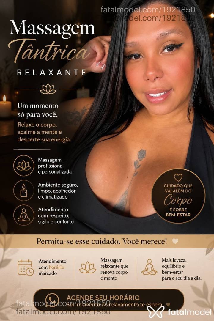 Acompanhante mulher trans morena (o) de olhos castanhos - Yndia