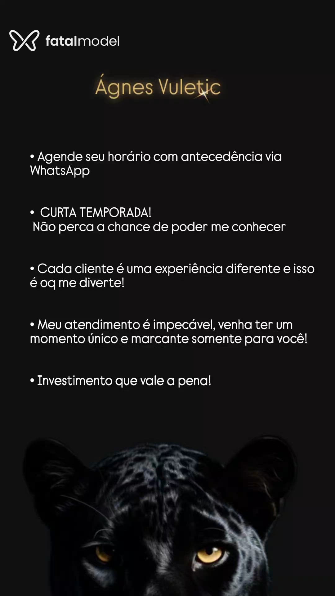 Acompanhante mulher loira (o) de olhos castanhos - Agnes Vuletic