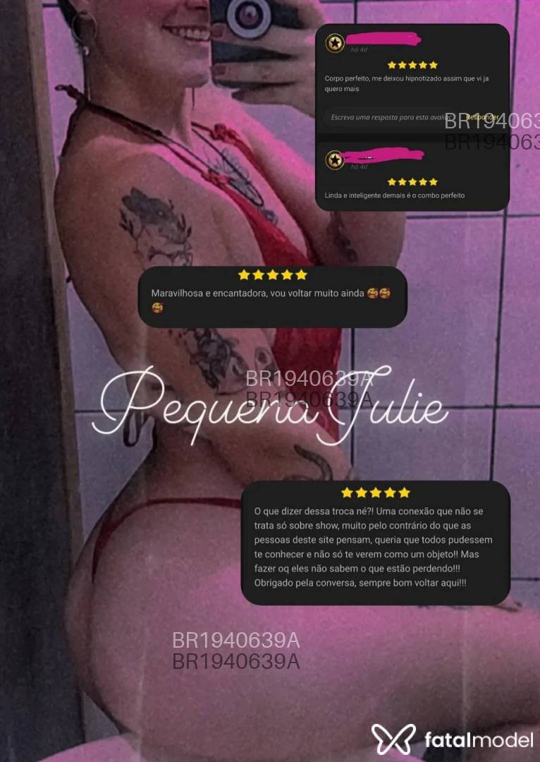 Acompanhante mulher ruiva (o) de olhos castanhos em Virtual - PequenaJulie