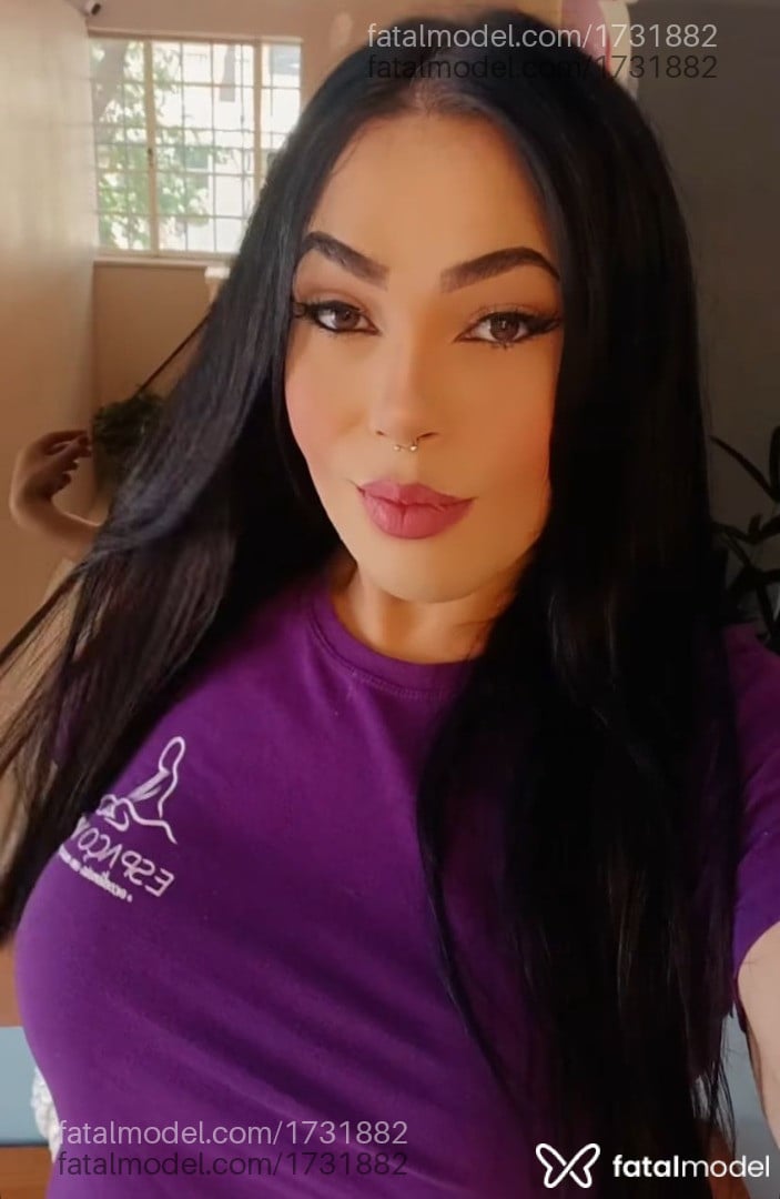 Acompanhante mulher trans com cabelo castanho de olhos castanhos em São Paulo - Danyella