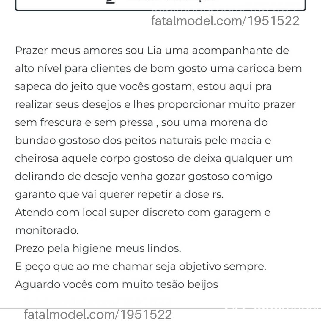 Acompanhante mulher morena (o) de olhos castanhos em Guarapari - Lia