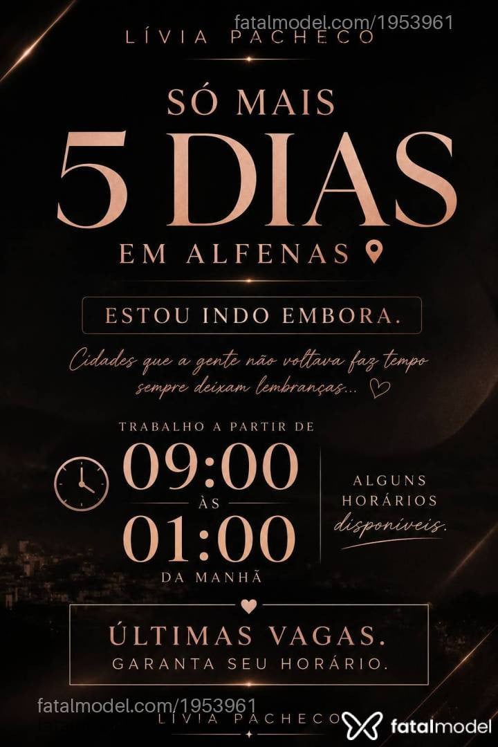 Acompanhante mulher morena (o) de olhos pretos - Livia Pacheco