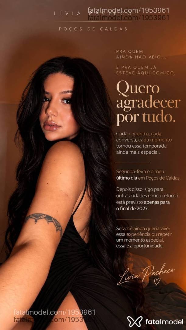 Acompanhante mulher morena (o) de olhos pretos - Livia Pacheco