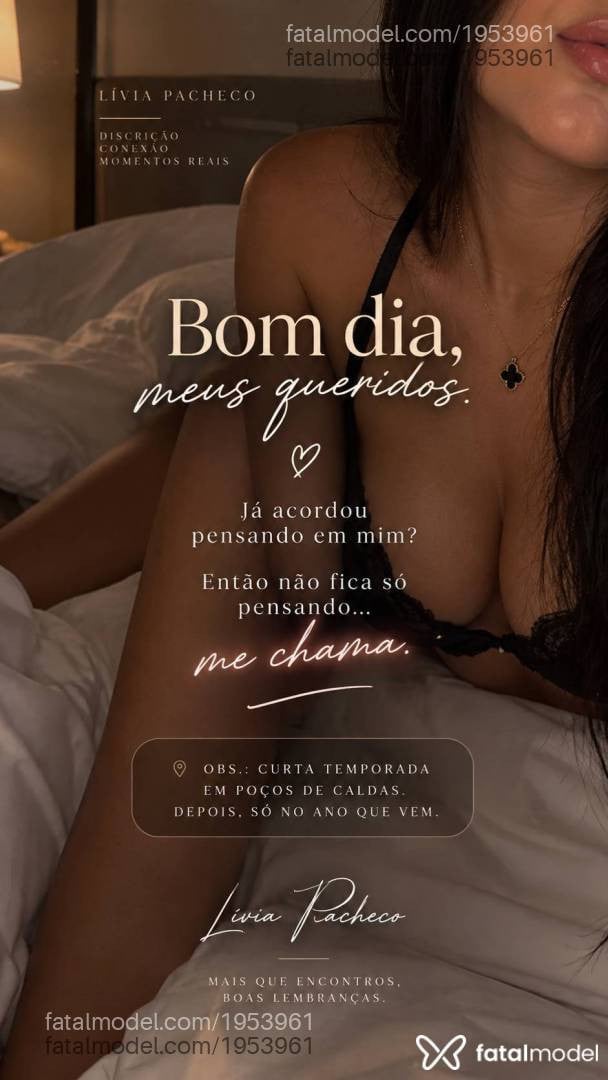 Acompanhante mulher morena (o) de olhos pretos - Livia Pacheco