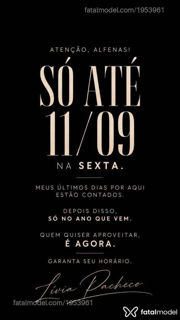 Acompanhante mulher morena (o) de olhos pretos - Livia Pacheco