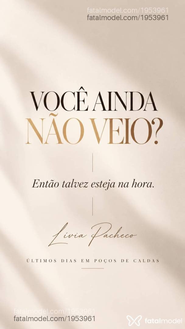 Acompanhante mulher morena (o) de olhos pretos - Livia Pacheco