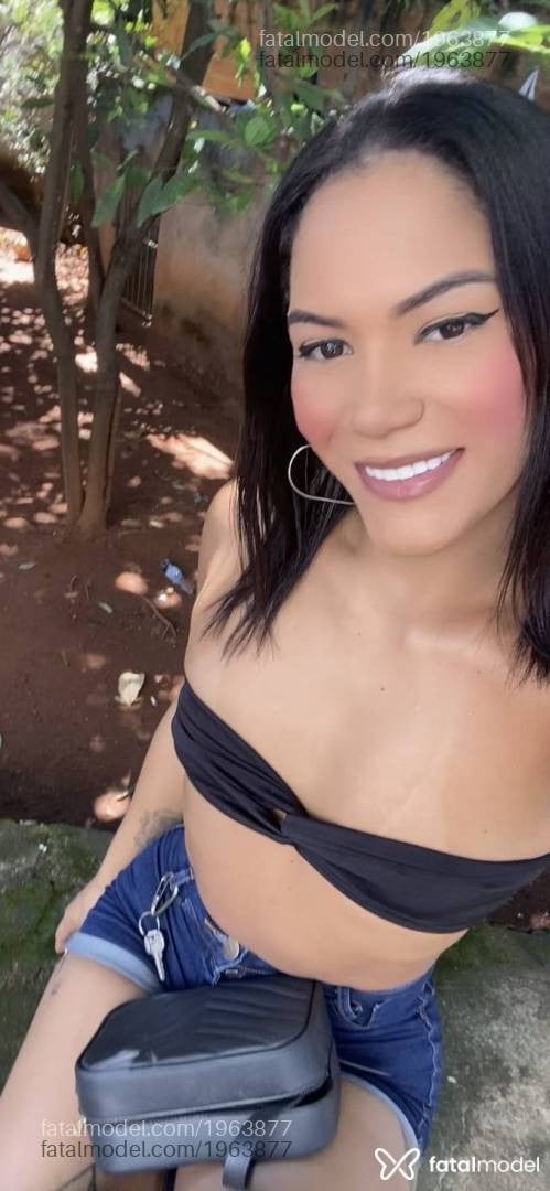 Acompanhante mulher trans morena (o) de olhos pretos em Goiânia - Alyce Samara