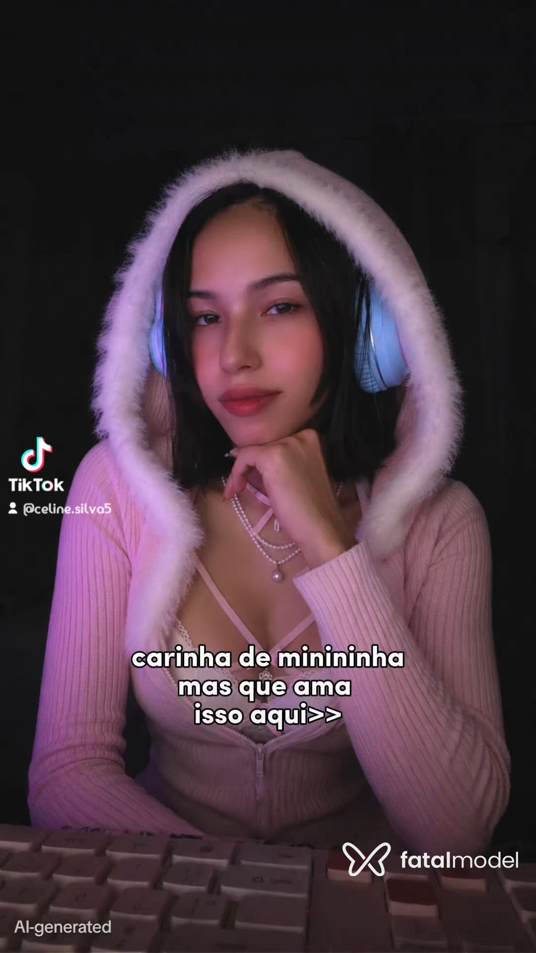 Acompanhante mulher com cabelo castanho de olhos azuis - Celine