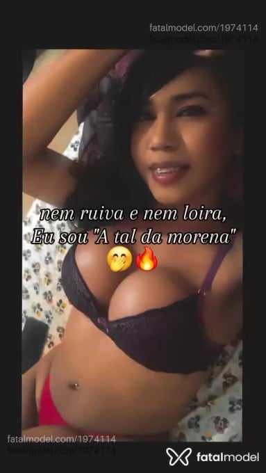 Acompanhante mulher trans morena (o) de olhos pretos em Tangará da Serra - Monike