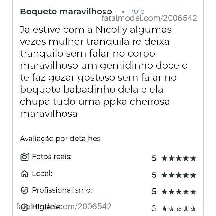 Acompanhante mulher morena (o) de olhos castanhos - Nicolly
